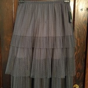 NWT tea length polka dot tulle skirt